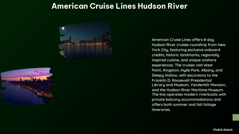 American Cruise Lines Hudson River