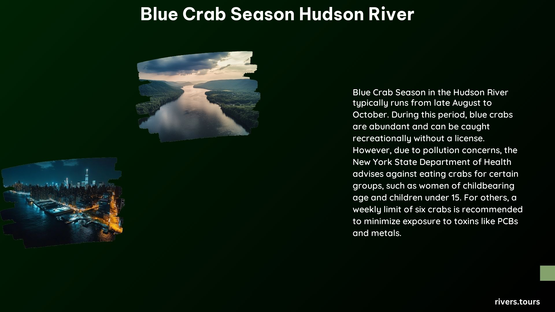 Blue Crab Season Hudson River