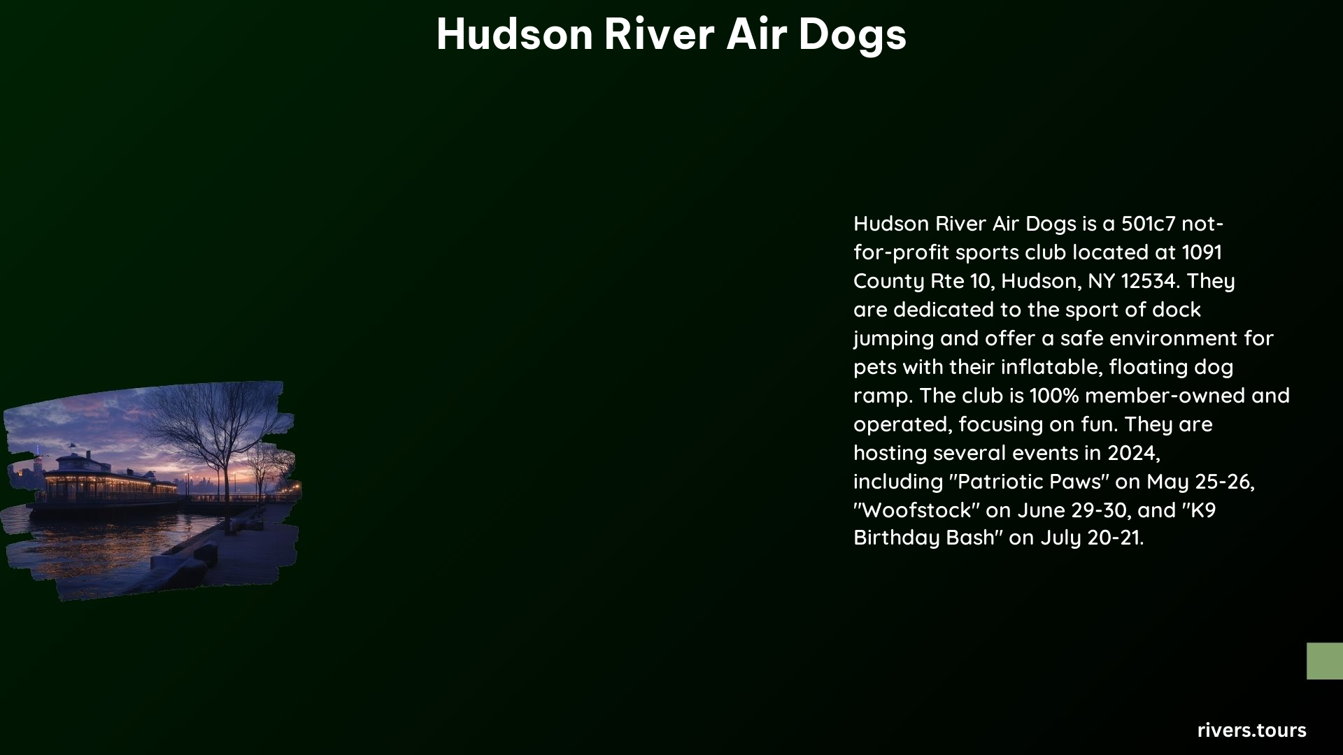 Hudson River Air Dogs