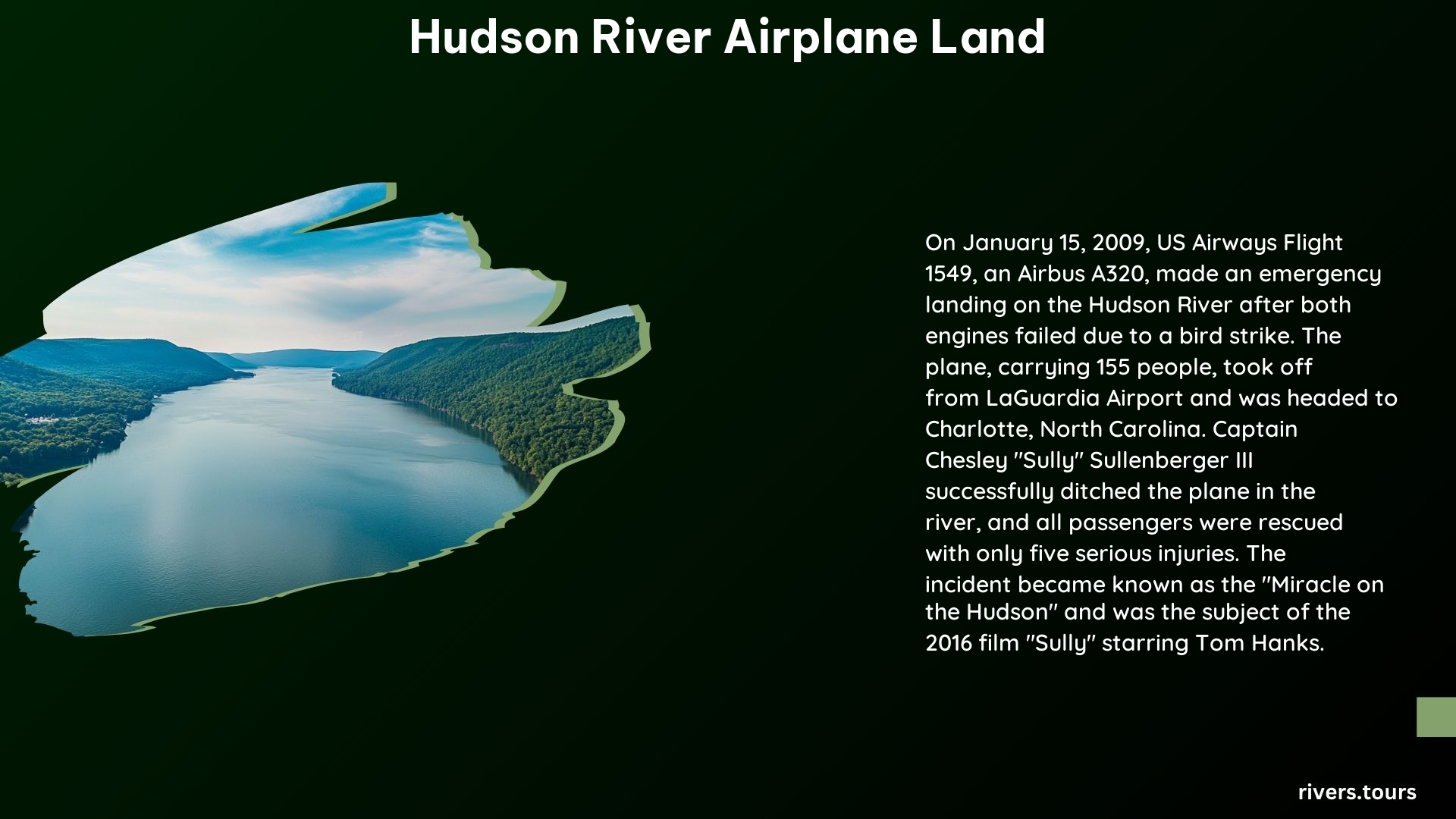 Hudson River Airplane Land