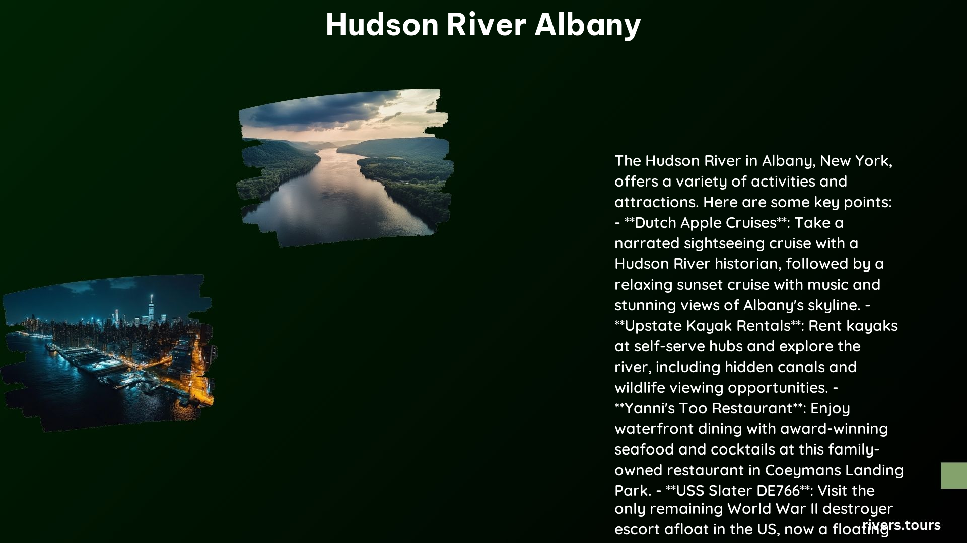 Hudson River Albany