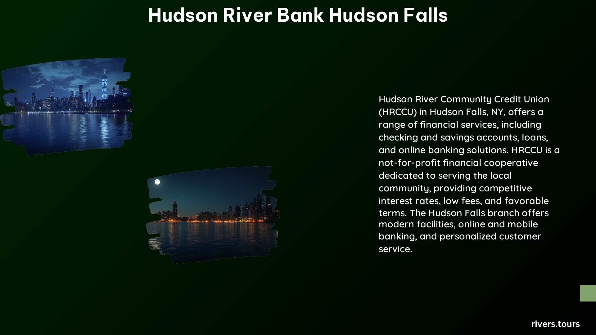 Hudson River Bank Hudson Falls