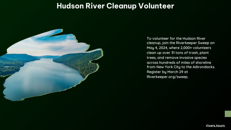 Hudson River Cleanup Volunteer