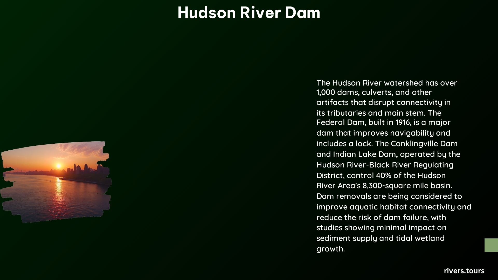 Hudson River Dam