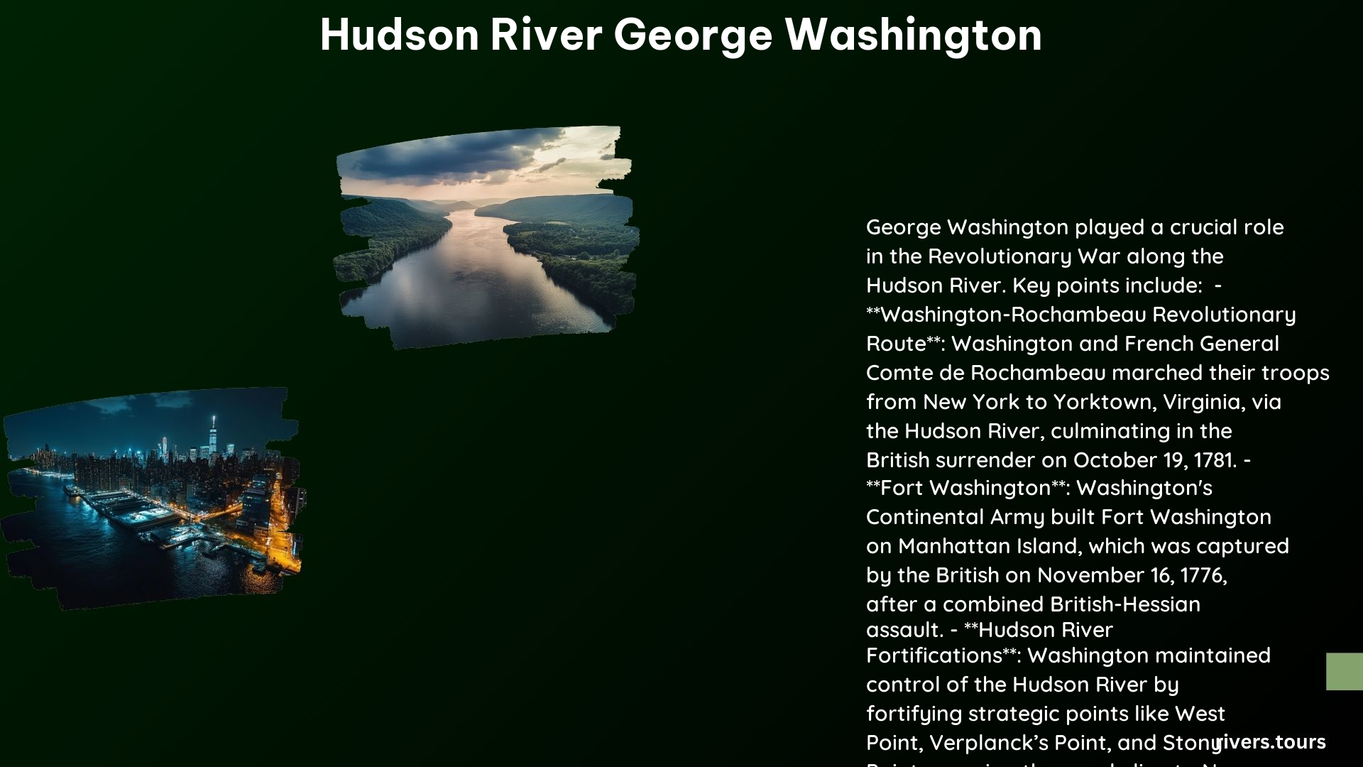 Hudson River George Washington