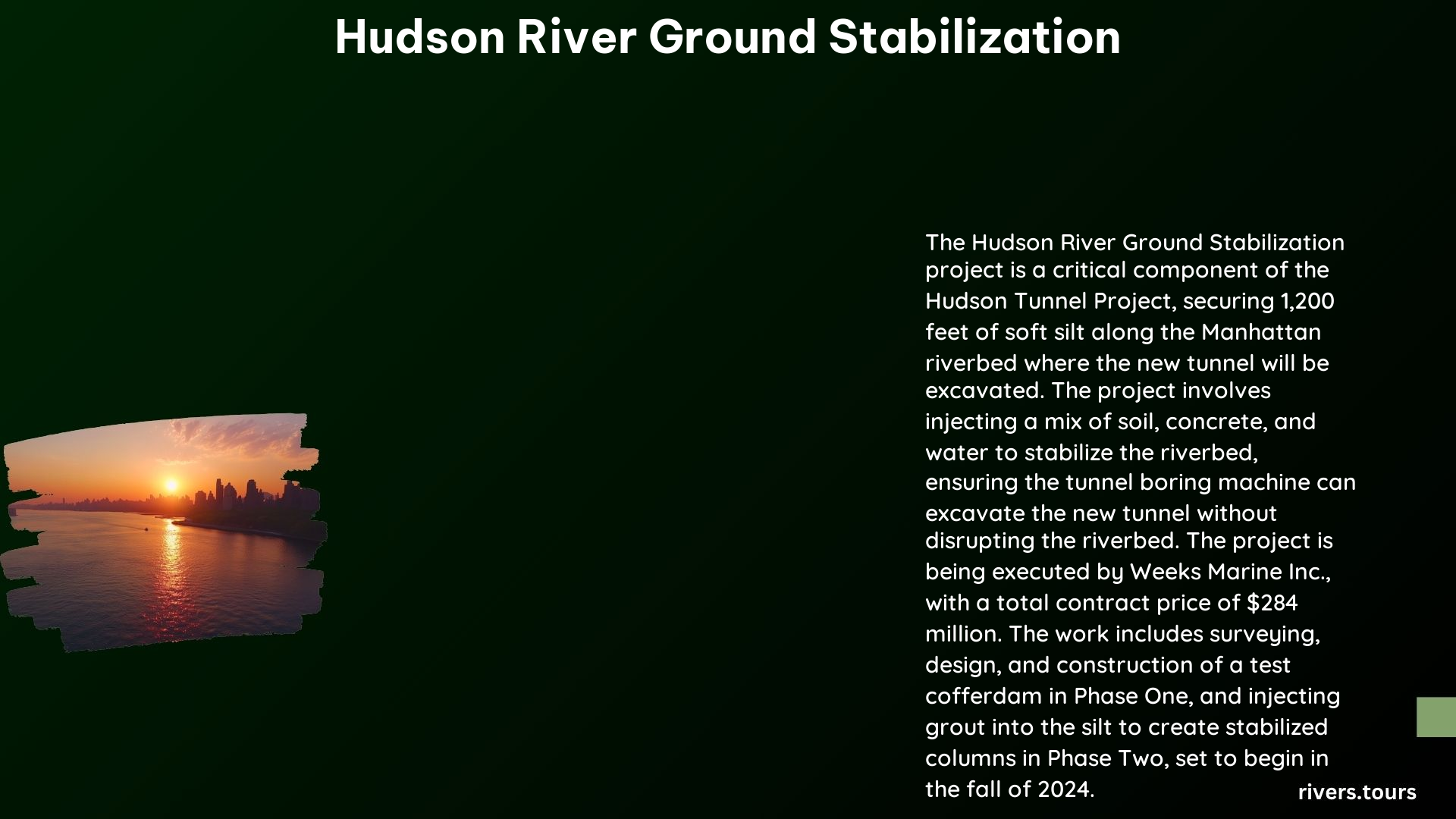 Hudson River Ground Stabilization