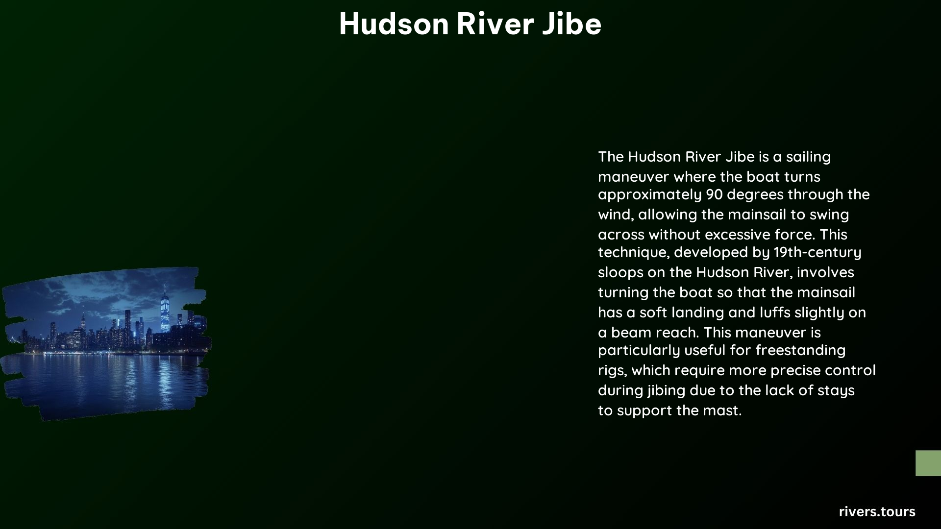 Hudson River Jibe