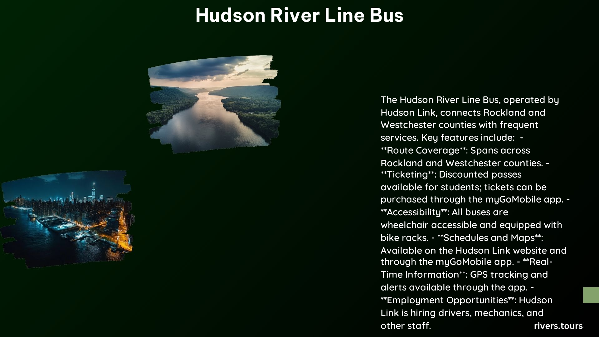 Hudson River Line Bus