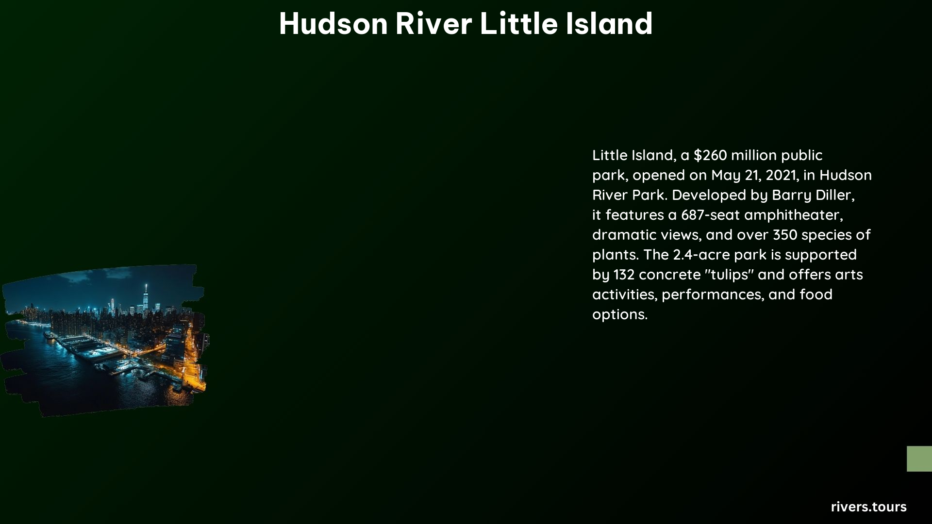 Hudson River Little Island