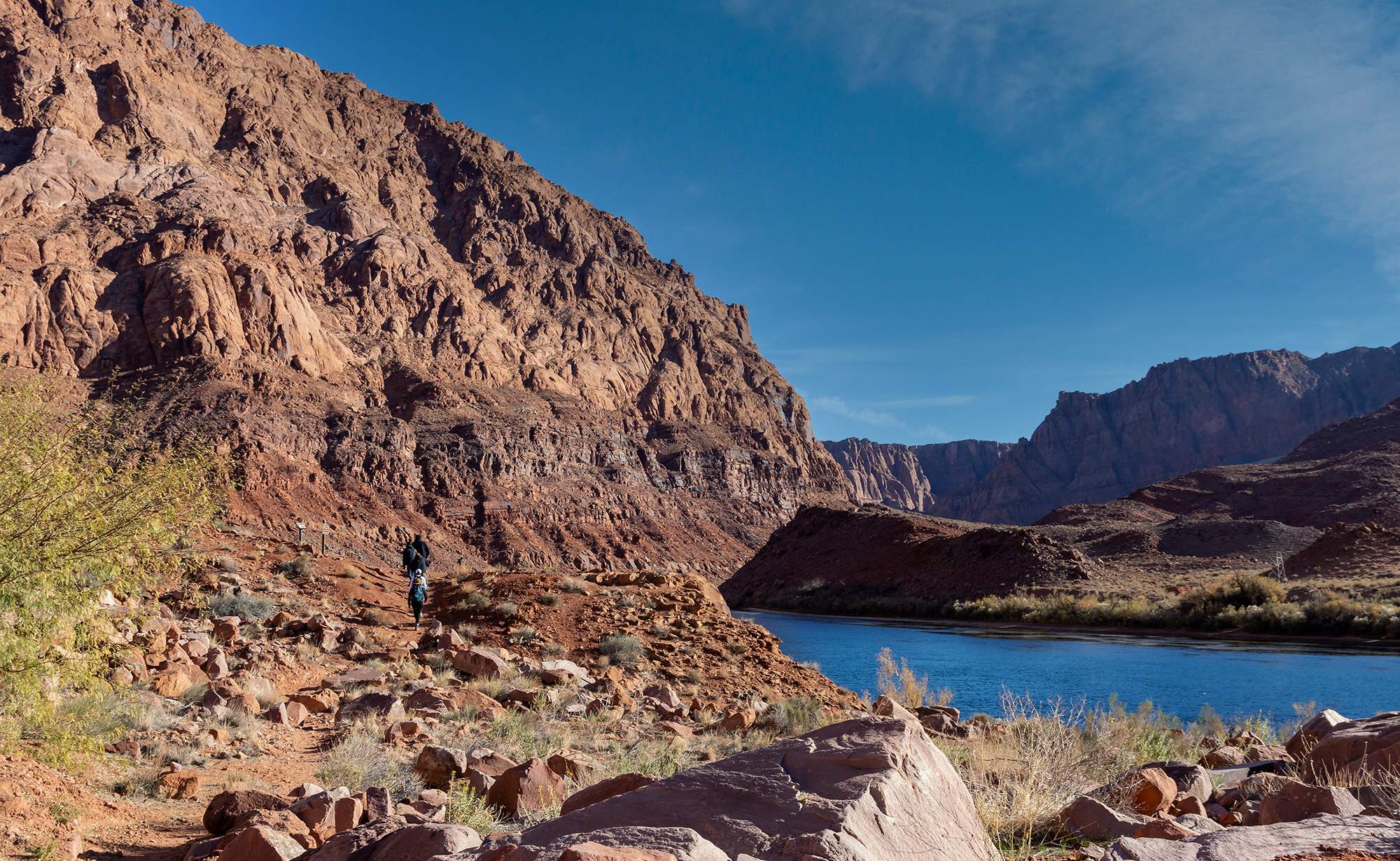 grand canyon south rim kaibab trail to colorado river